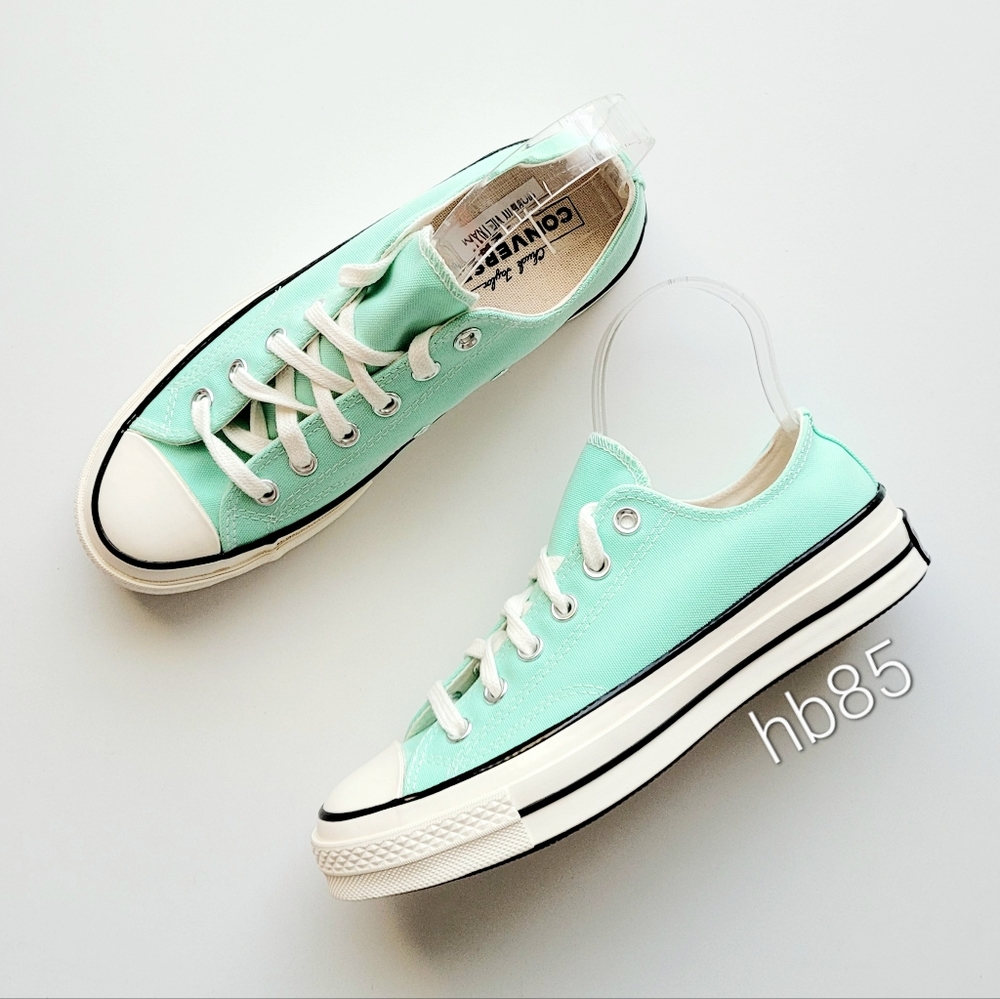 Converse Chuck 70 Ox Prism Green Egret Black Men's 8 Women's 10